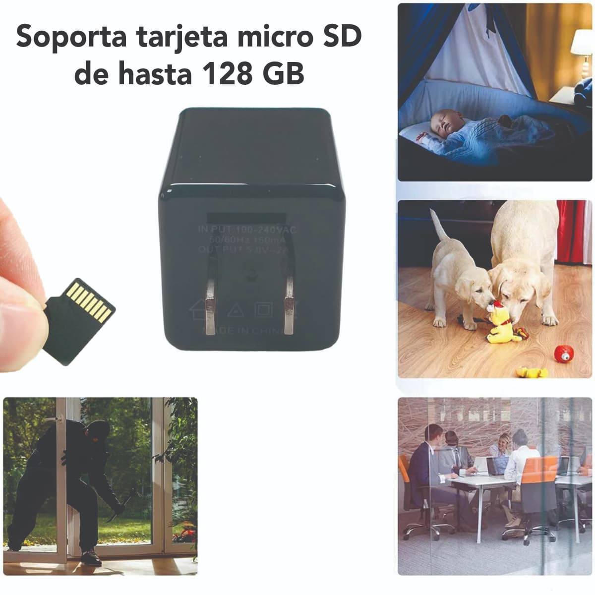 Cargador USB con Cámara - Imagen 7