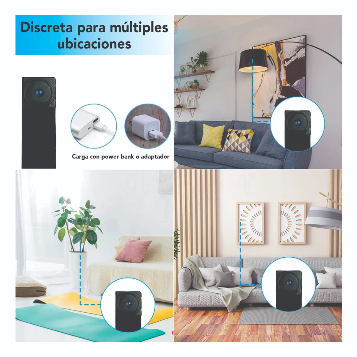 Cámara Oculta Wifi, Batería - Imagen 7