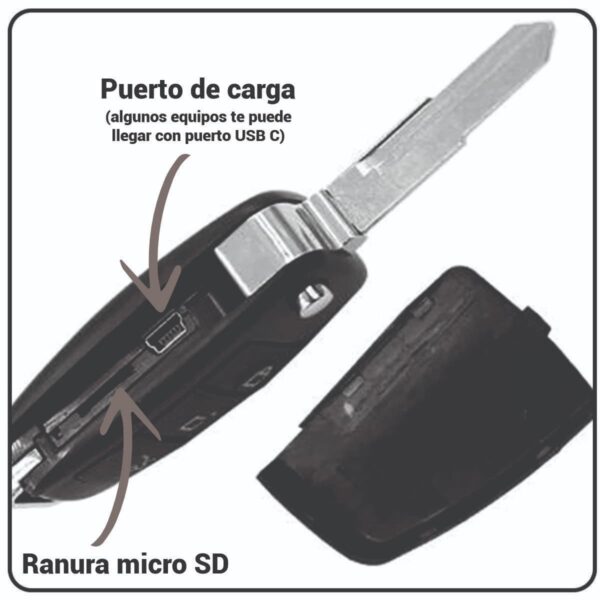 Llave de auto con cámara oculta - Imagen 6